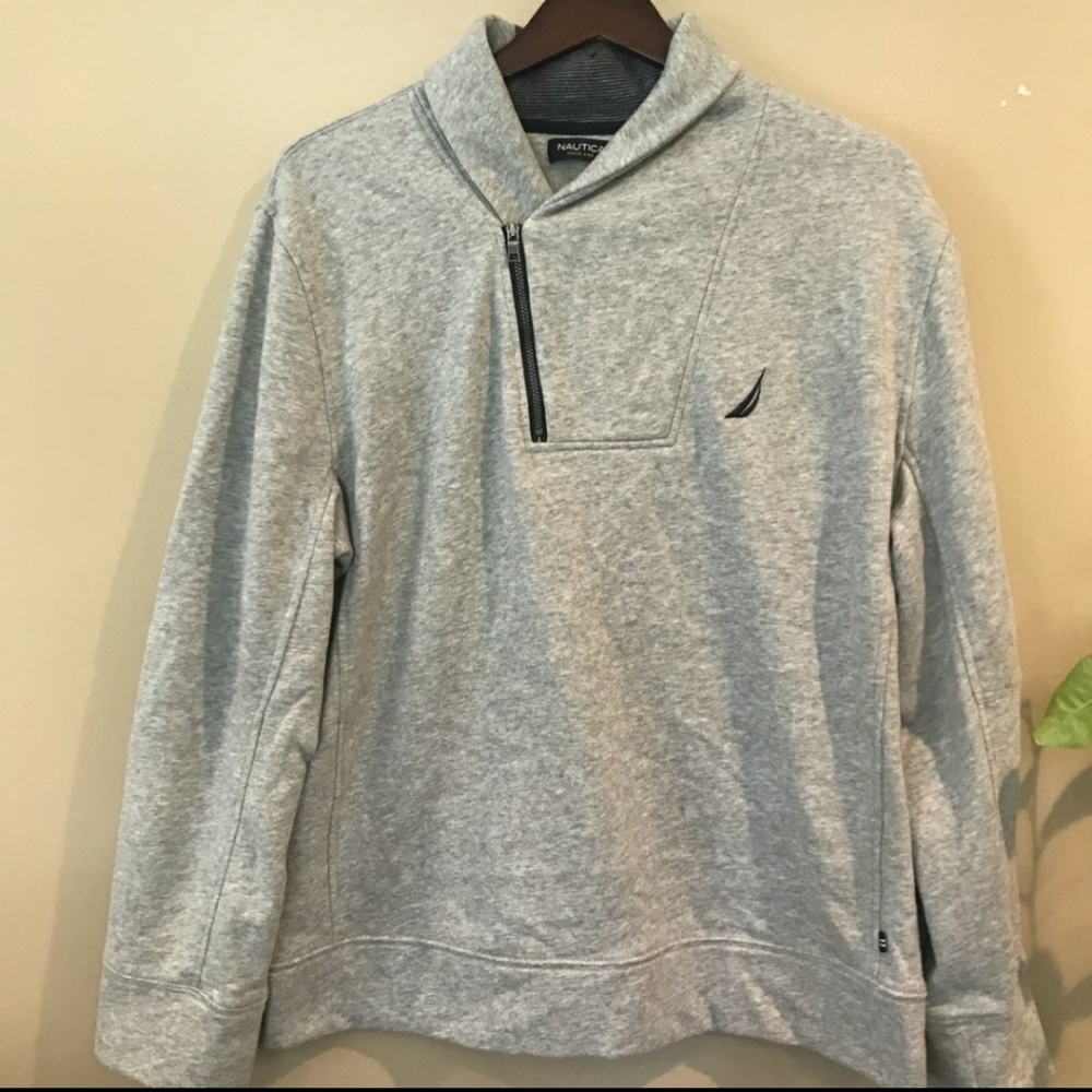 Nautica pullover zipper collar sweater